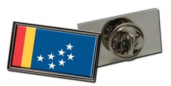 Durham NC Flag Pin Badge