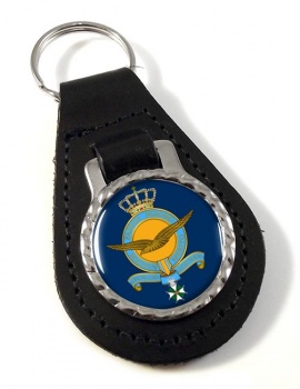 Royal Netherlands Air Force (Koninklijke Luchtmacht) Leather Key Fob