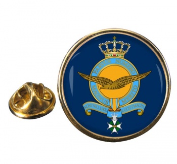 Royal Netherlands Air Force (Koninklijke Luchtmacht) Round Pin Badge