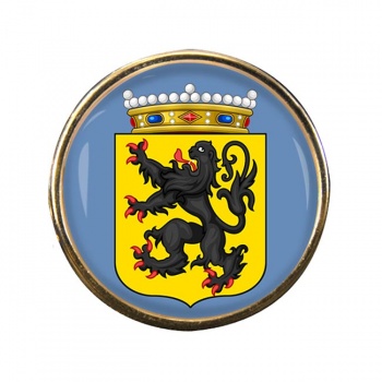 Oost-Vlaanderen (Belgium) Round Pin Badge
