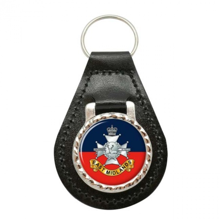 East Midlands University Officers' Training Corps UOTC, British Army Leather Key Fob