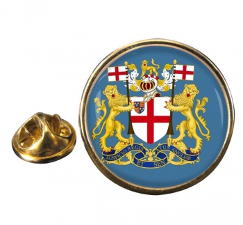 East India Company Round Pin Badge
