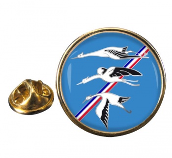 Escadron de Chasse 01-002 ''Cigognes'' (French Air Force) Round Pin Badge
