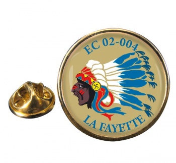 Escadron de Chasse 02-004 ''La Fayette'' (French Air Force) Round Pin Badge