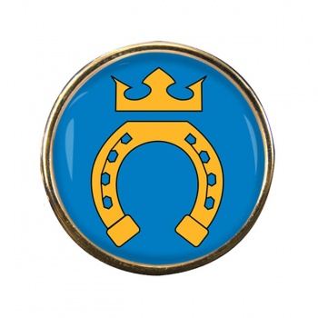 Espoo Round Pin Badge