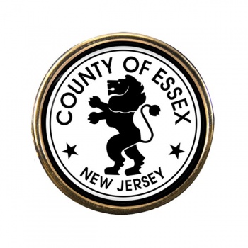 Essex County NJ Round Pin Badge