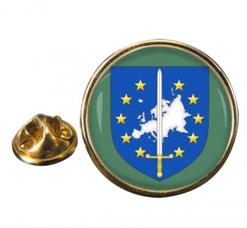 European Corps (Eurocorps) Round Pin Badge