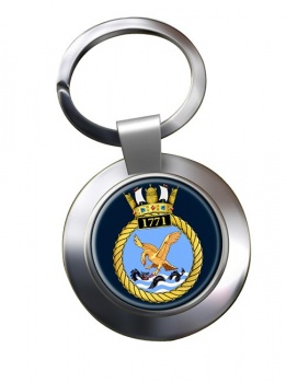 1771 Naval Air Squadron (Royal Navy) Chrome Key Ring