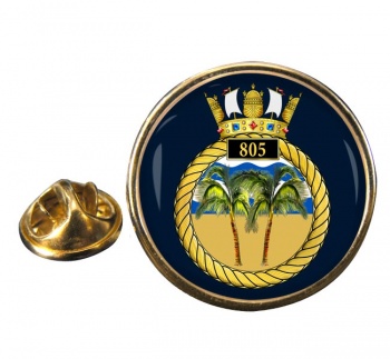 805 Naval Air Squadron (Royal Navy) Round Pin Badge