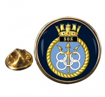 808 Naval Air Squadron (Royal Navy) Round Pin Badge