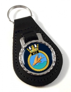 812 Naval Air Squadron (Royal Navy) Leather Key Fob