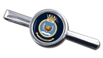 814 Naval Air Squadron (Royal Navy) Round Tie Clip