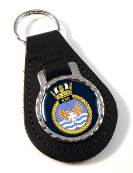 830 Naval Air Squadron (Royal Navy) Leather Key Fob