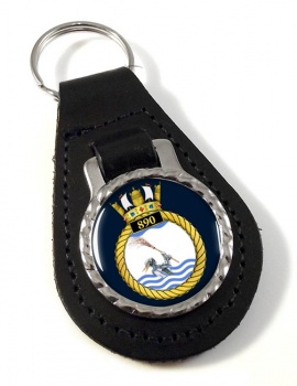 890 Naval Air Squadron (Royal Navy) Leather Key Fob