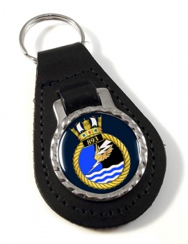 893 Naval Air Squadron (Royal Navy) Leather Key Fob