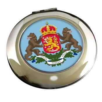 Finnish Coats of Arms Round Mirror