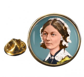 Florence Nightingale Round Pin Badge