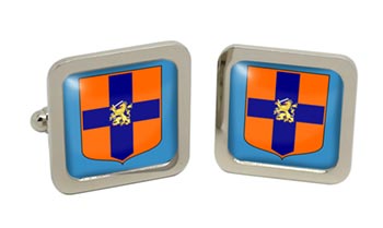 Dutch Armed Forces (Niederl̃ndischen Streitkr̃fte) Square Cufflinks in Box