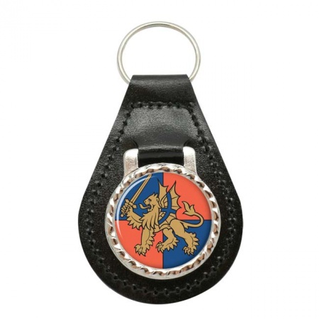 Force Troops Command (FTC), British Army Leather Key Fob