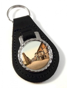 Fore Street Totnes Leather Key Fob