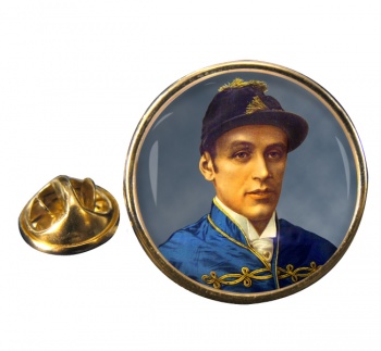 Fred Archer Round Pin Badge