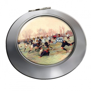 French Rugby at St. Cloud 1906 Chrome Mirror