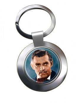 Clark Gable Chrome Key Ring