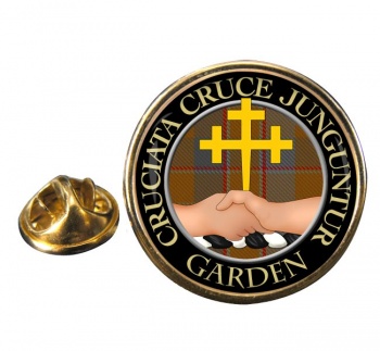 Garden Scottish Clan Round Pin Badge
