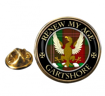 Gartshore Scottish Clan Round Pin Badge
