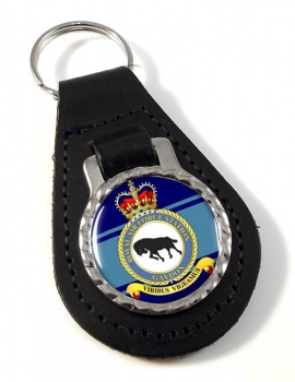 RAF Station Gaydon Leather Key Fob