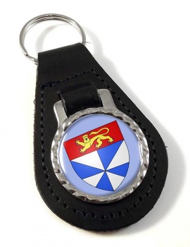 Gironde (France) Leather Key Fob