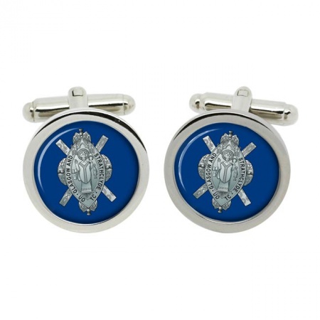 Glasgow Strathclyde University Officers' Training Corps UOTC, British Army Cufflinks in Chrome Box