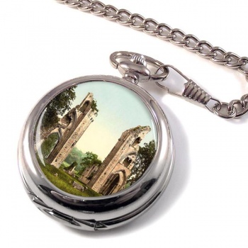 Glastonbury Abbey Somerset Pocket Watch