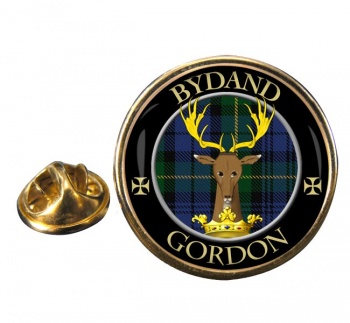 Gordon Scottish Clan Round Pin Badge