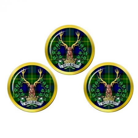 Gordon Highlanders Coloured, British Army Golf Ball Markers