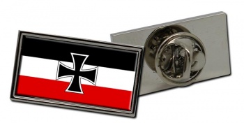 Gsch (German naval jack) Rectangle Pin Badge