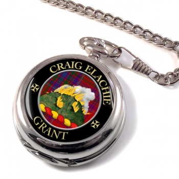 Grant Gaelic Scottish Clan Pocket Watch