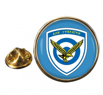 Hellenic Air Force (Greece) Round Pin Badge