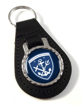 Hellenic Navy (Greece) Leather Key Fob