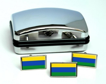 Guainia (Colombia) Flag Cufflink and Tie Pin Set