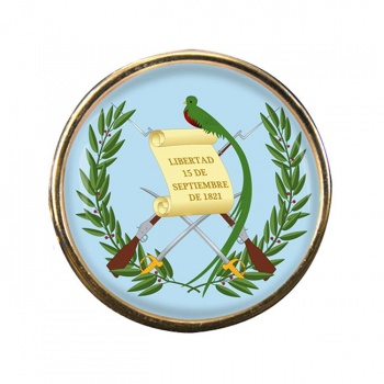 Guatemala Round Pin Badge