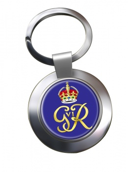 George VI monogram Chrome Key Ring