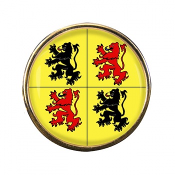 Hainaut Henegouwen (Belgium) Round Pin Badge