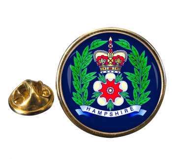 Hampshire Constabulary Round Pin Badge