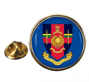 Hasler Company Royal Marines Round Pin Badge
