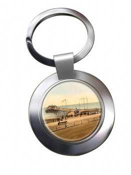 Hastings Pier Chrome Key Ring