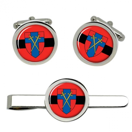 Headquarters British Forces Germany, British Army Cufflinks and Tie Clip Set
