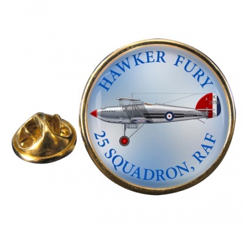 Hawker Fury Round Lapel