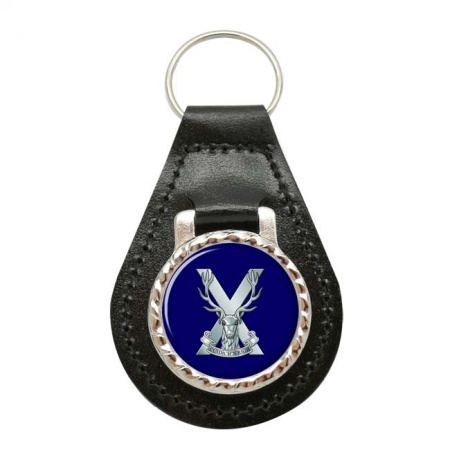 Highland Band of the Scottish Division, British Army Leather Key Fob