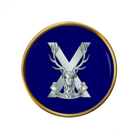 Highland Band of the Scottish Division, British Army Pin Badge